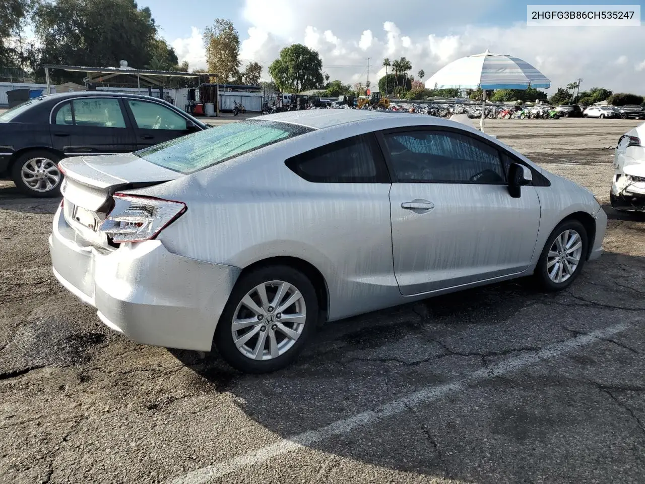 2HGFG3B86CH535247 2012 Honda Civic Ex