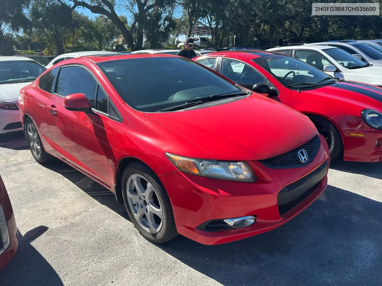 2HGFG3B87CH535600 2012 Honda Civic Ex