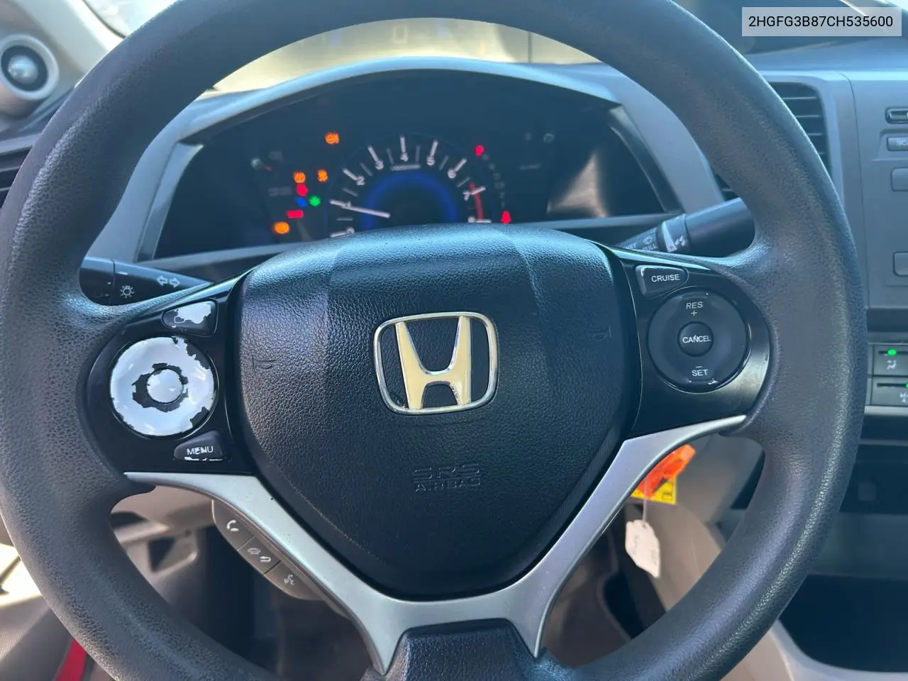 2HGFG3B87CH535600 2012 Honda Civic Ex