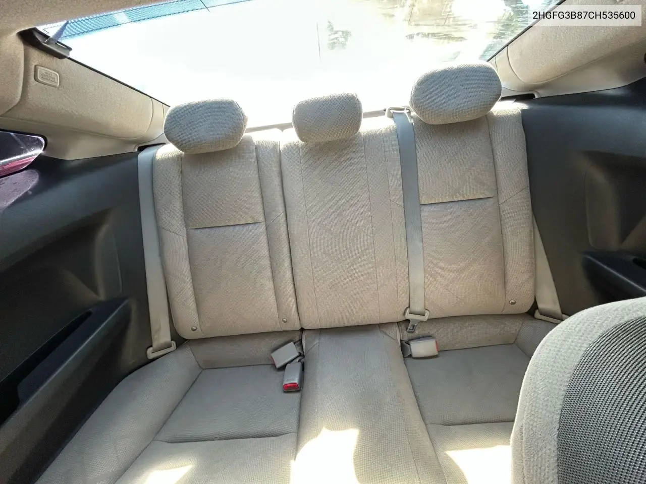 2HGFG3B87CH535600 2012 Honda Civic Ex