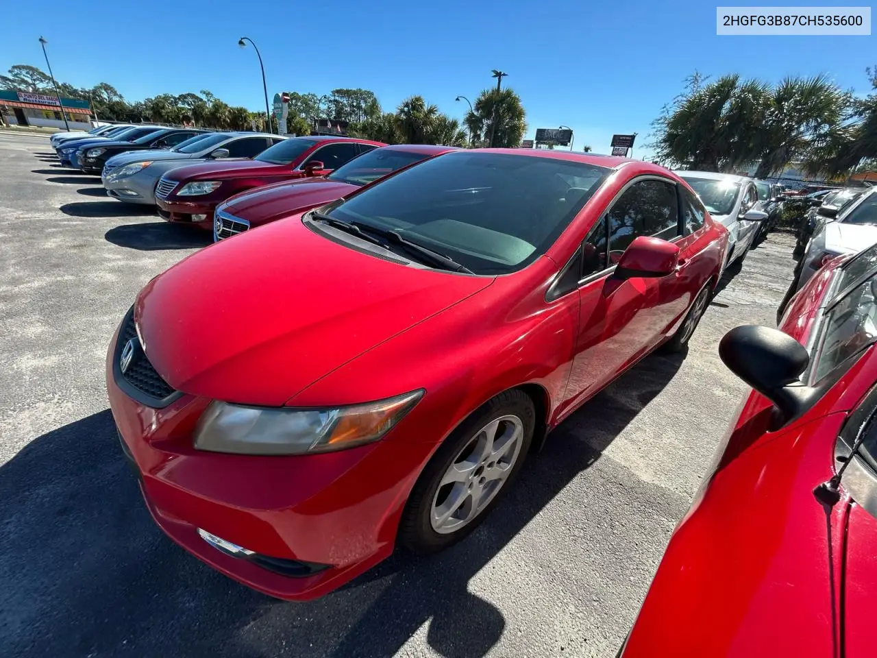 2HGFG3B87CH535600 2012 Honda Civic Ex