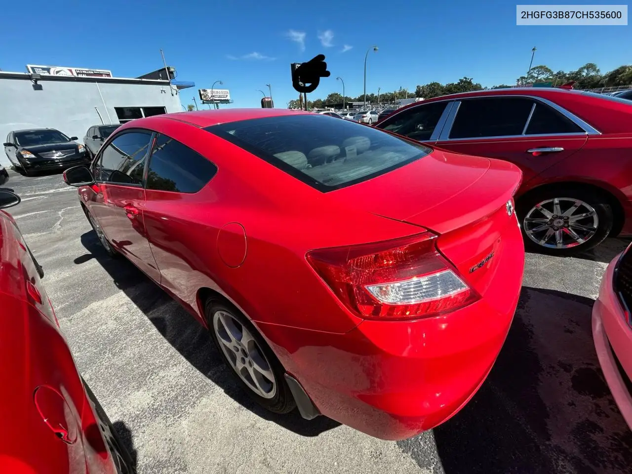 2HGFG3B87CH535600 2012 Honda Civic Ex