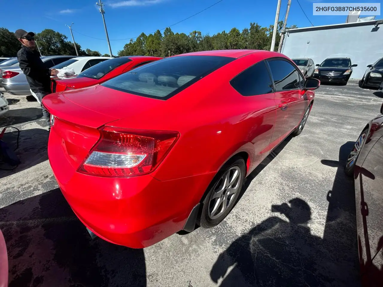 2HGFG3B87CH535600 2012 Honda Civic Ex
