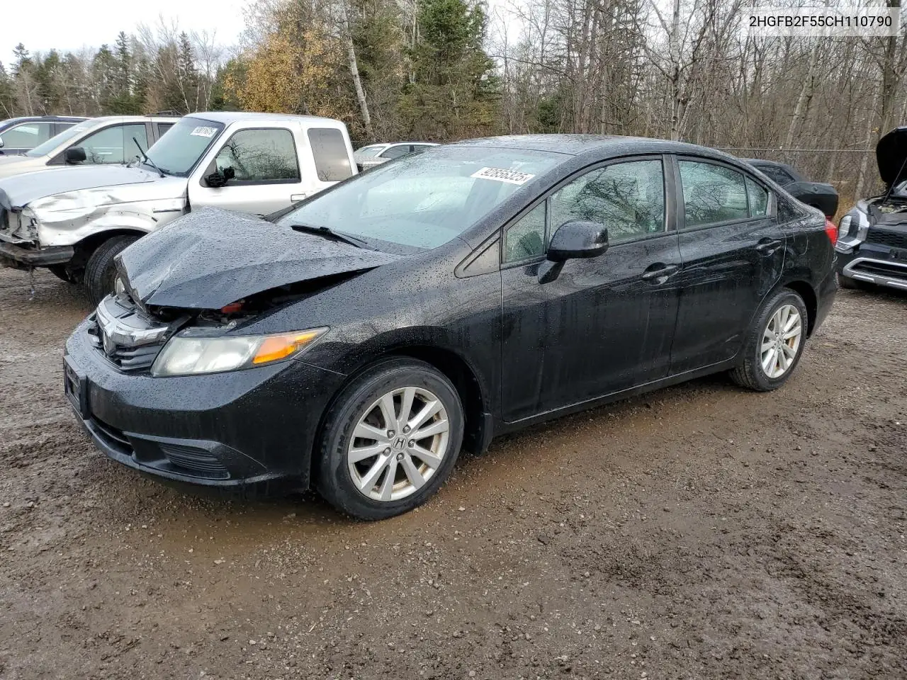 2HGFB2F55CH110790 2012 Honda Civic Lx