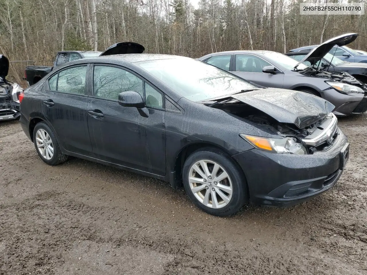 2HGFB2F55CH110790 2012 Honda Civic Lx