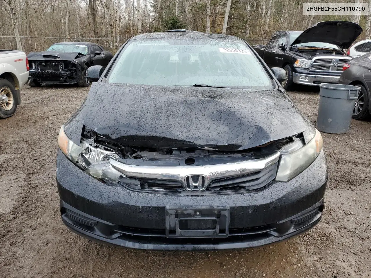 2HGFB2F55CH110790 2012 Honda Civic Lx