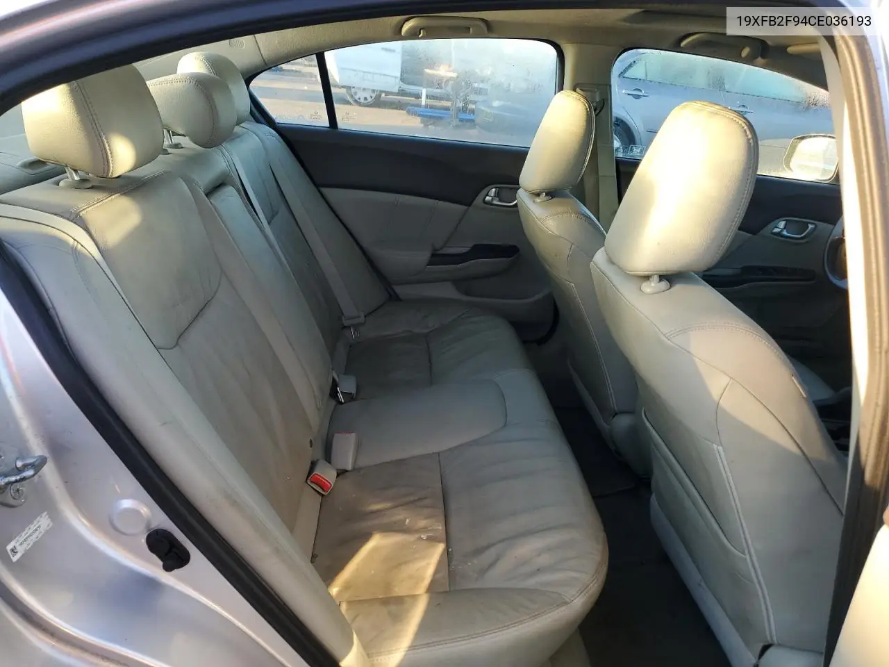 19XFB2F94CE036193 2012 Honda Civic Exl