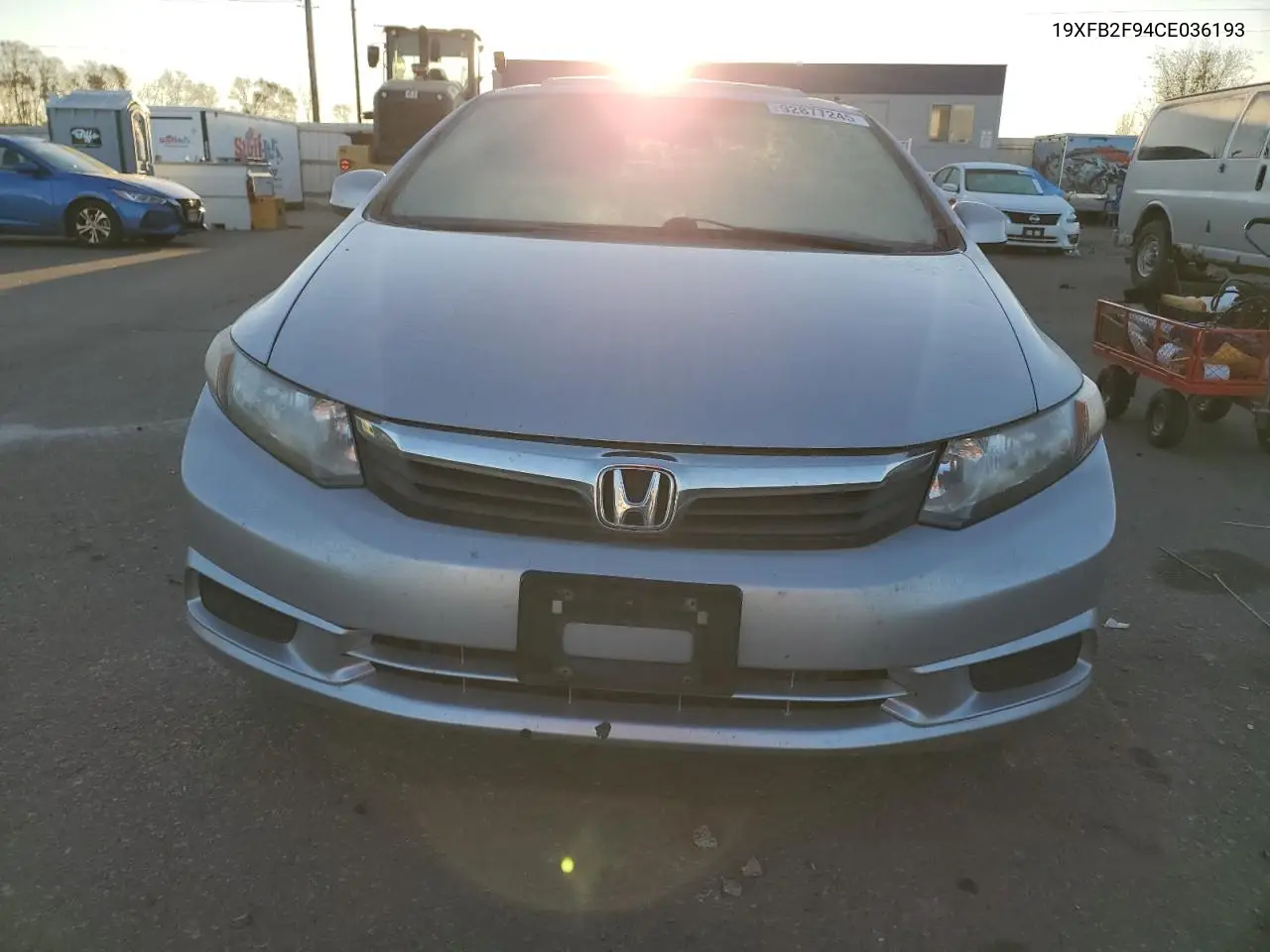 19XFB2F94CE036193 2012 Honda Civic Exl