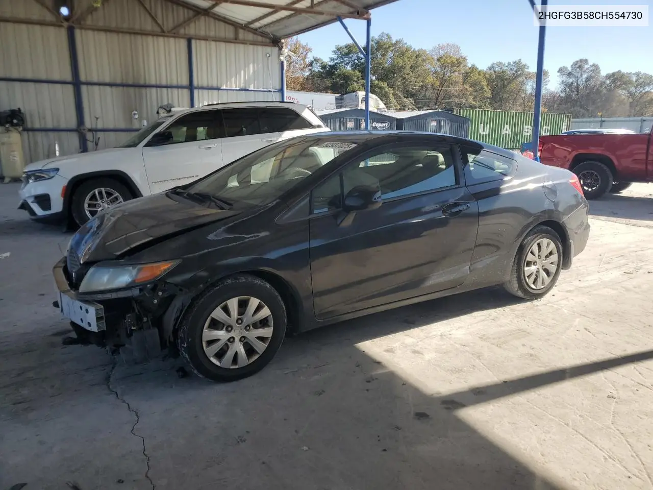 2HGFG3B58CH554730 2012 Honda Civic Lx