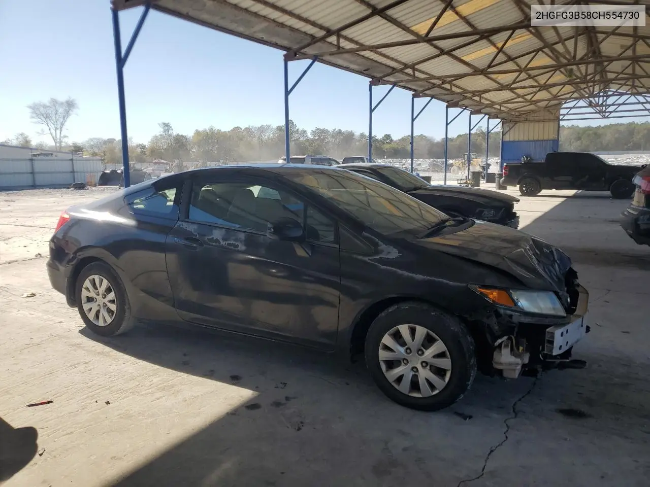 2HGFG3B58CH554730 2012 Honda Civic Lx