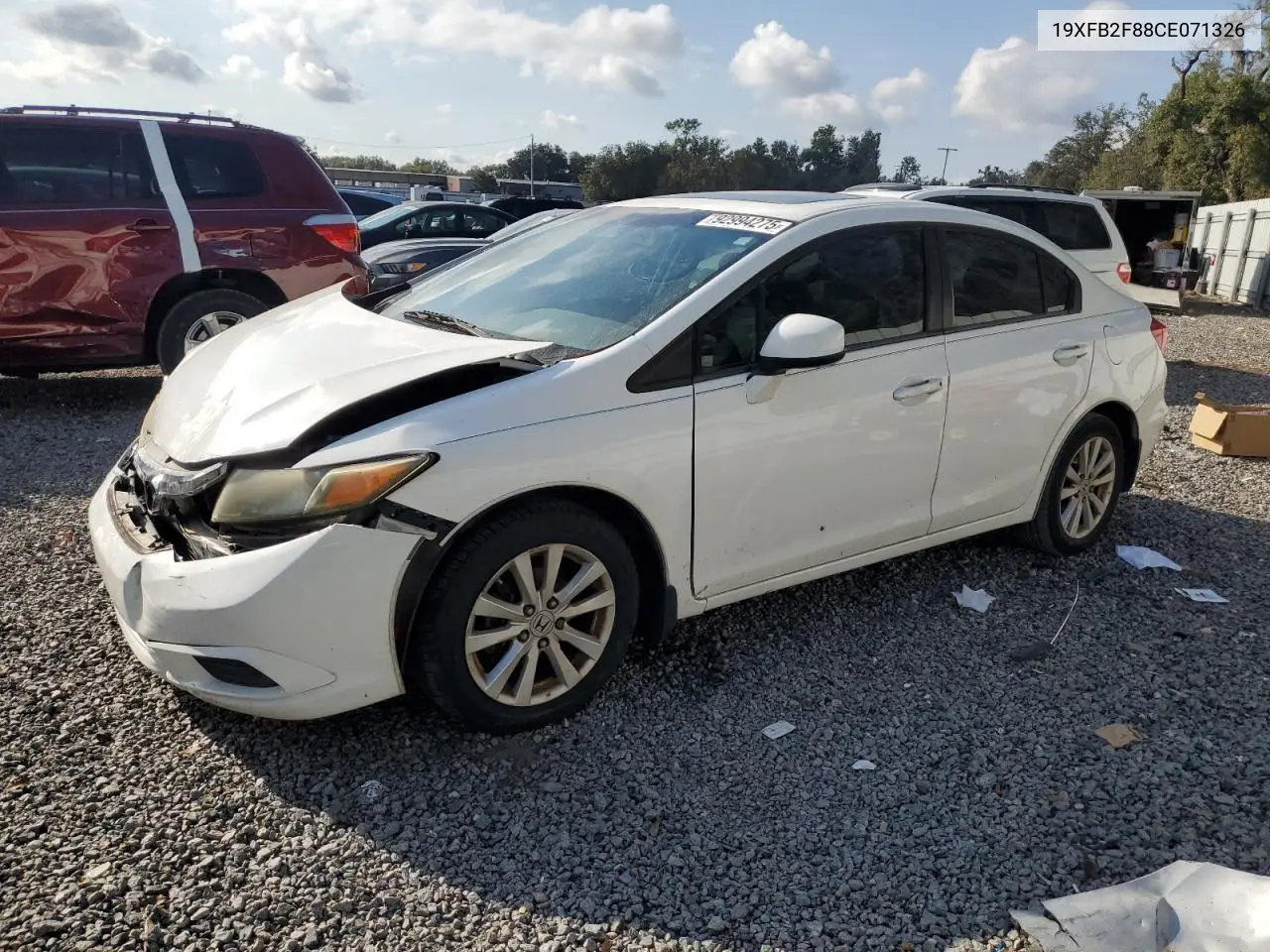 19XFB2F88CE071326 2012 Honda Civic Ex