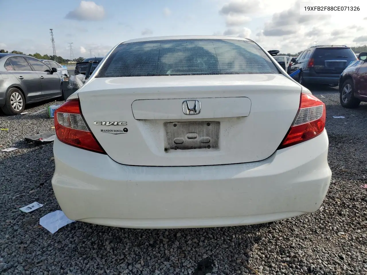 19XFB2F88CE071326 2012 Honda Civic Ex