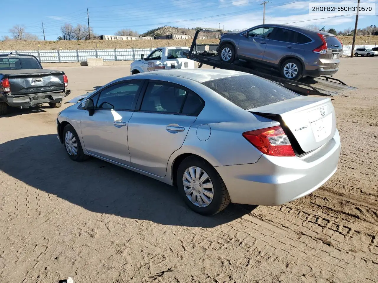 2HGFB2F55CH310570 2012 Honda Civic Lx
