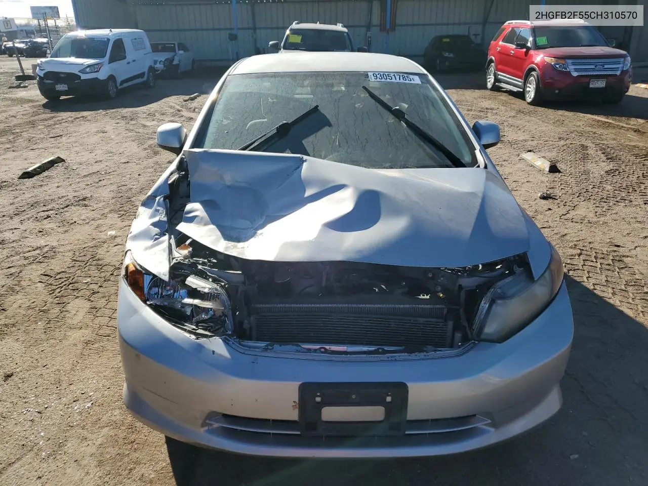 2HGFB2F55CH310570 2012 Honda Civic Lx