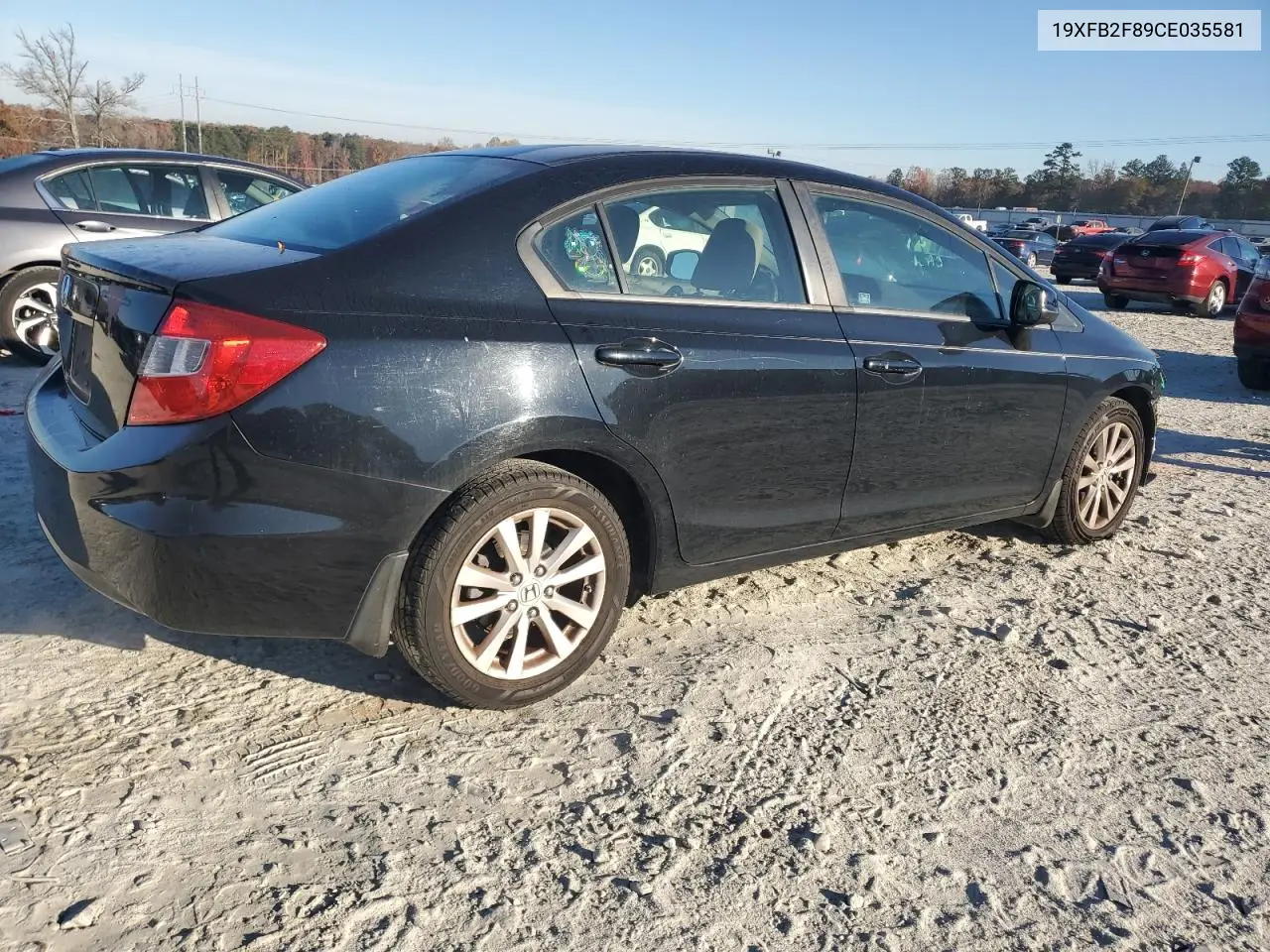 19XFB2F89CE035581 2012 Honda Civic Ex