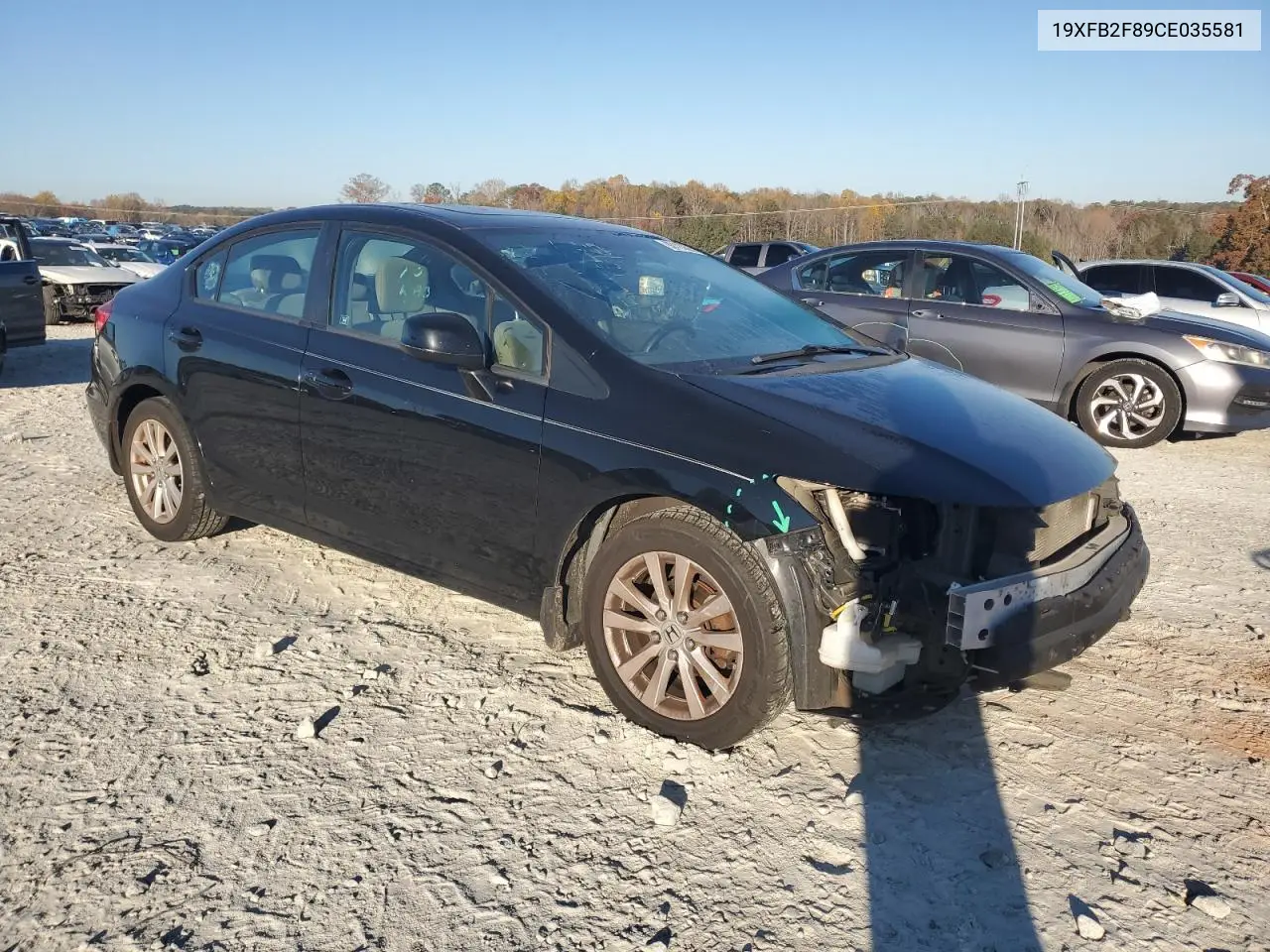 19XFB2F89CE035581 2012 Honda Civic Ex