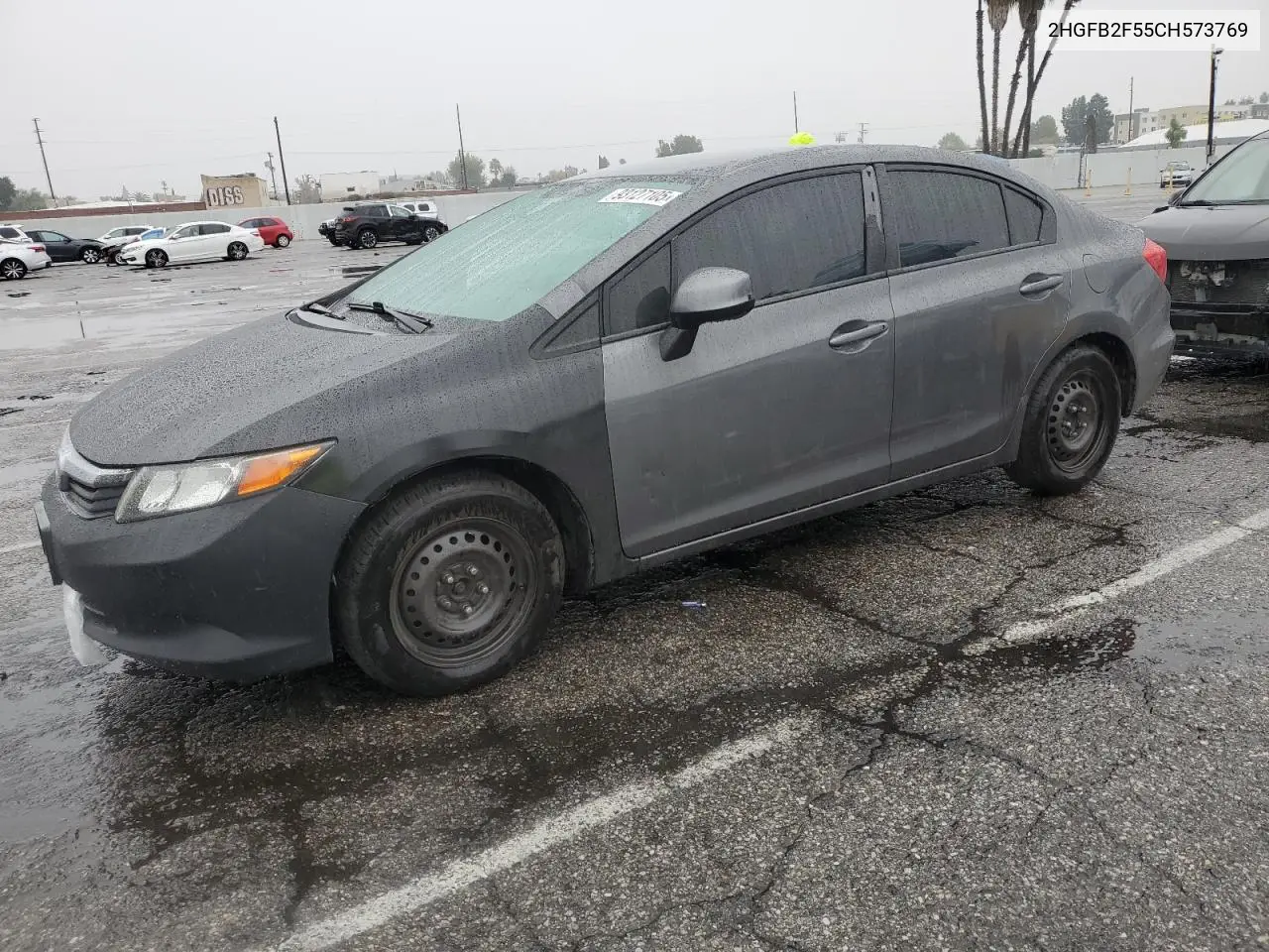 2HGFB2F55CH573769 2012 Honda Civic Lx