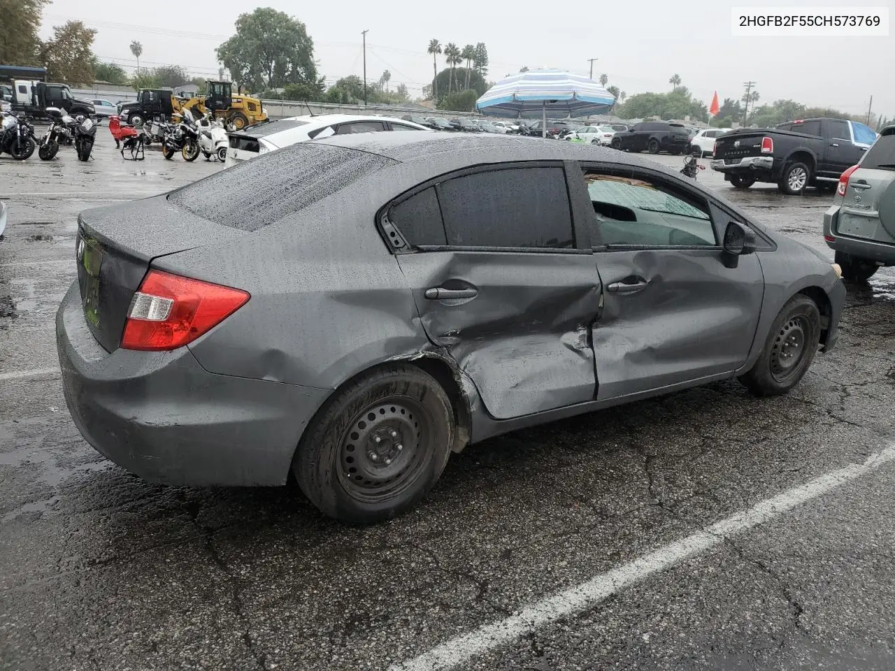 2HGFB2F55CH573769 2012 Honda Civic Lx