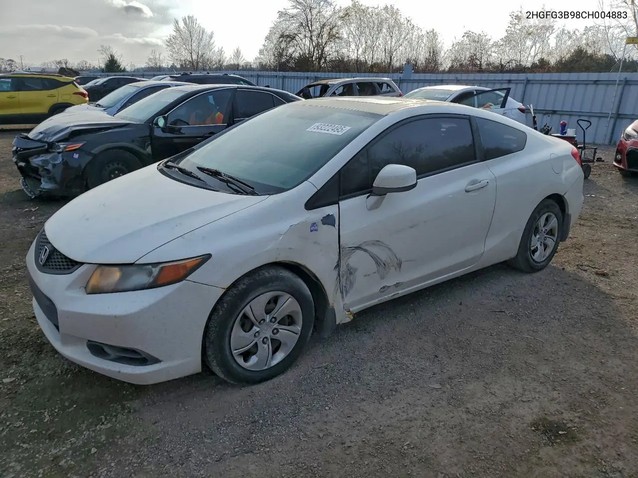 2HGFG3B98CH004883 2012 Honda Civic Exl