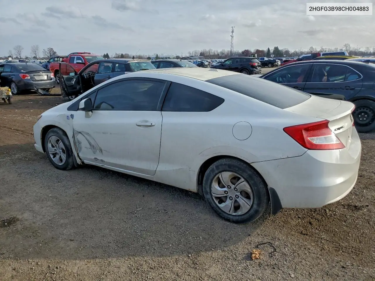 2HGFG3B98CH004883 2012 Honda Civic Exl