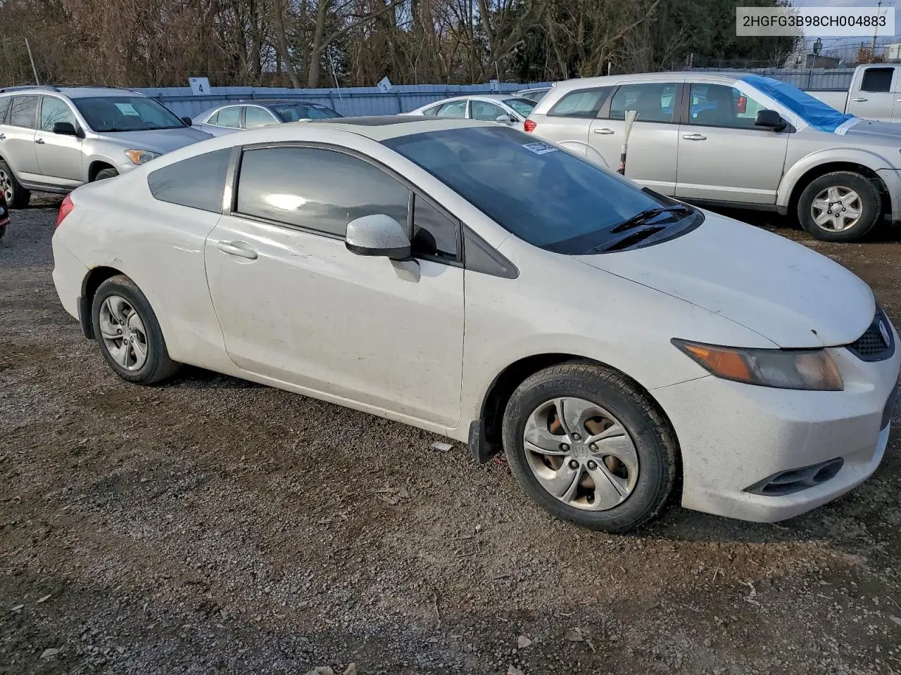 2HGFG3B98CH004883 2012 Honda Civic Exl