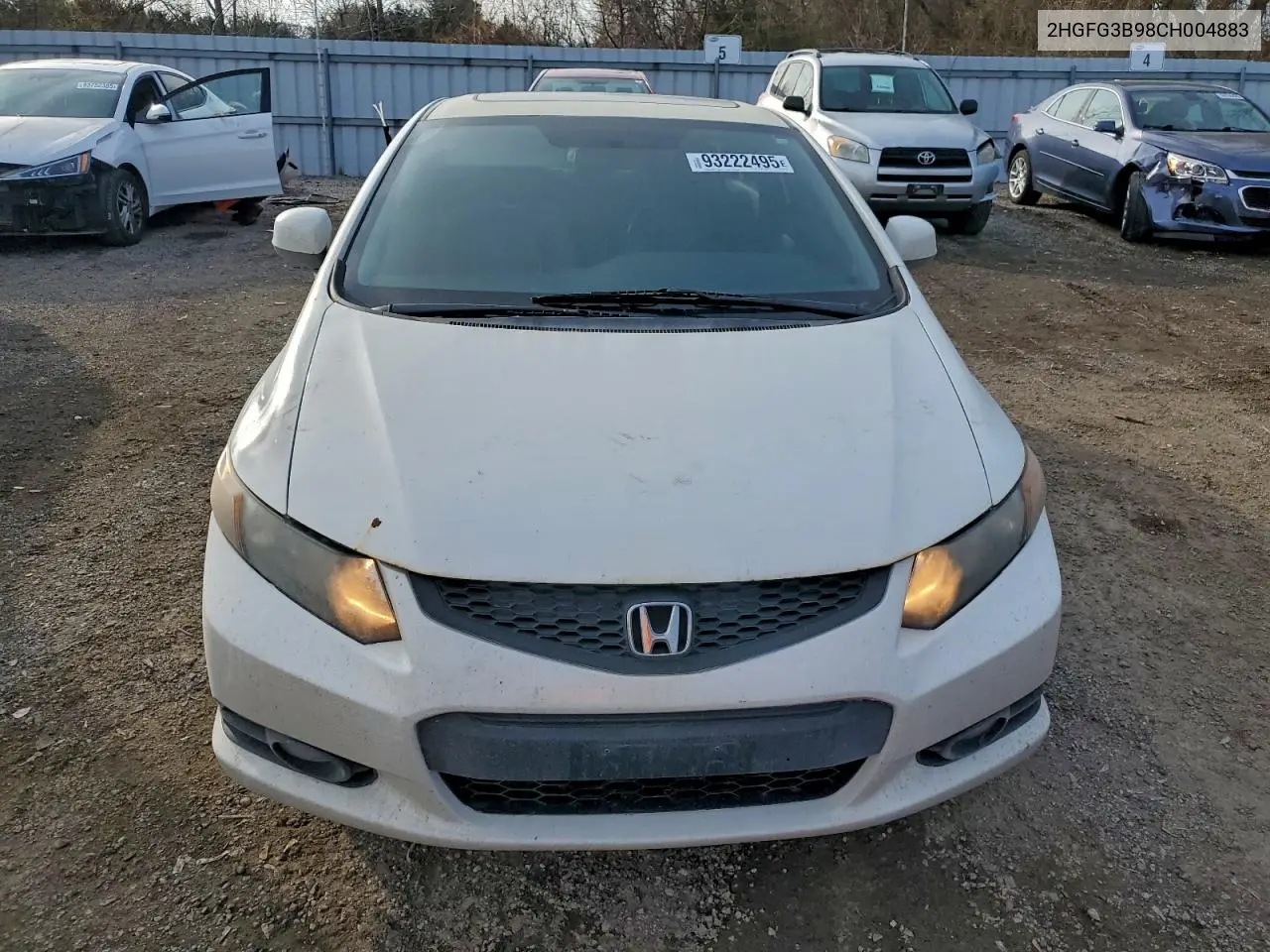 2HGFG3B98CH004883 2012 Honda Civic Exl