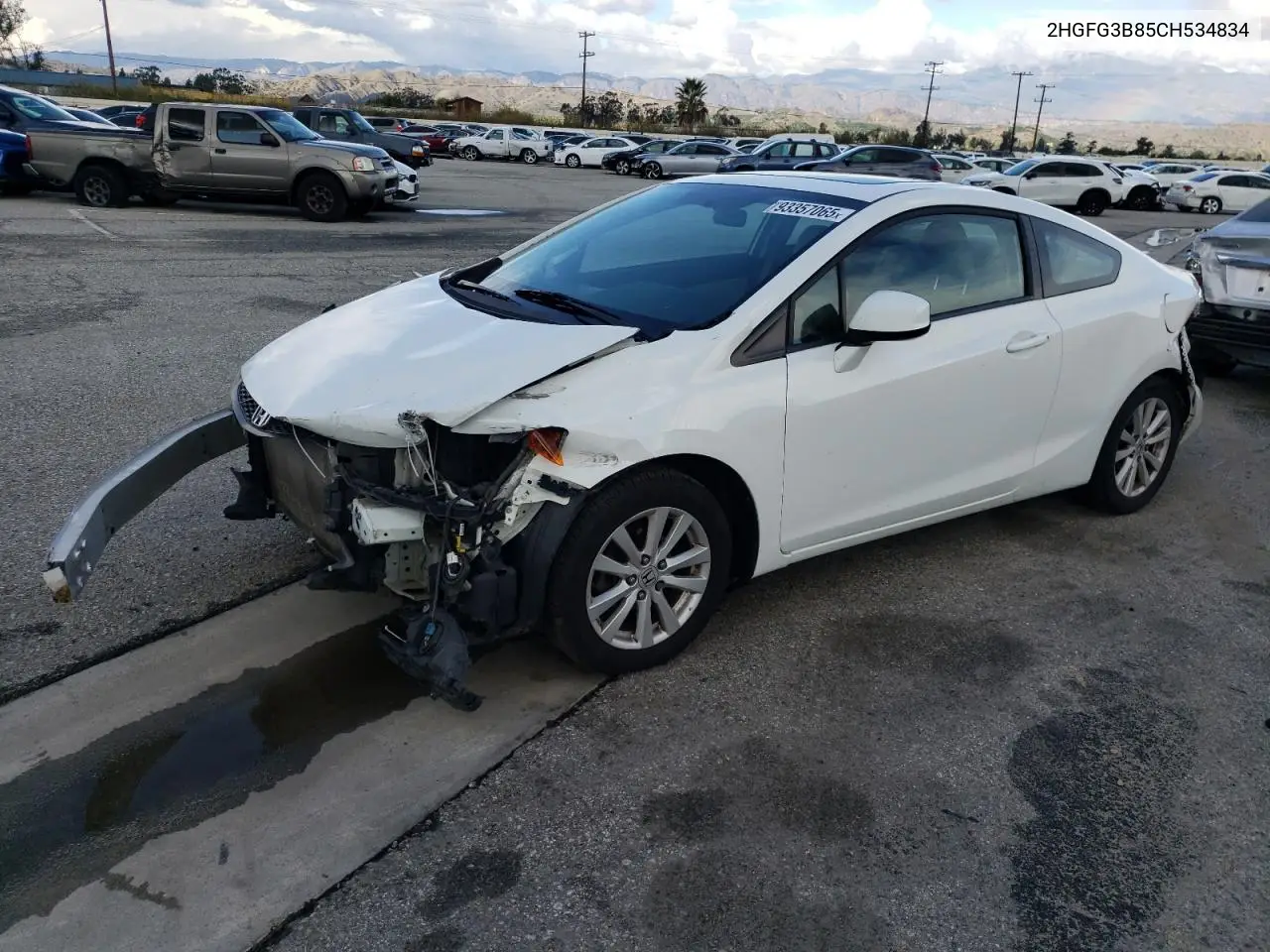 2HGFG3B85CH534834 2012 Honda Civic Ex