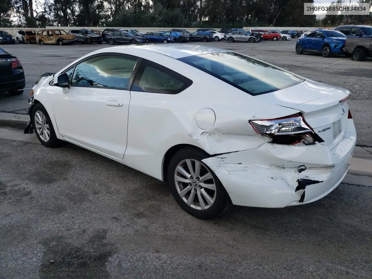 2HGFG3B85CH534834 2012 Honda Civic Ex