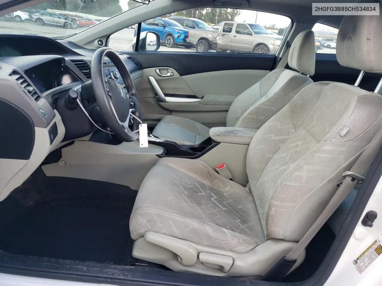 2HGFG3B85CH534834 2012 Honda Civic Ex