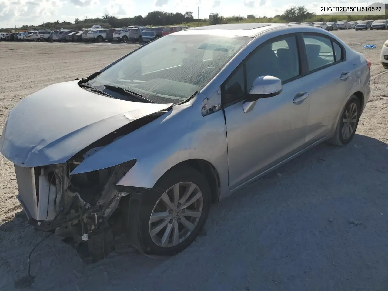 2HGFB2F85CH510522 2012 Honda Civic Ex