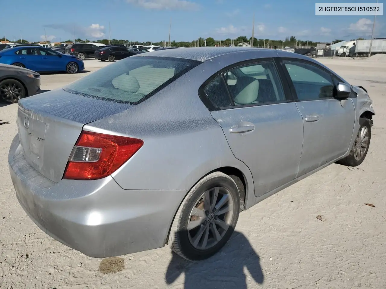 2HGFB2F85CH510522 2012 Honda Civic Ex