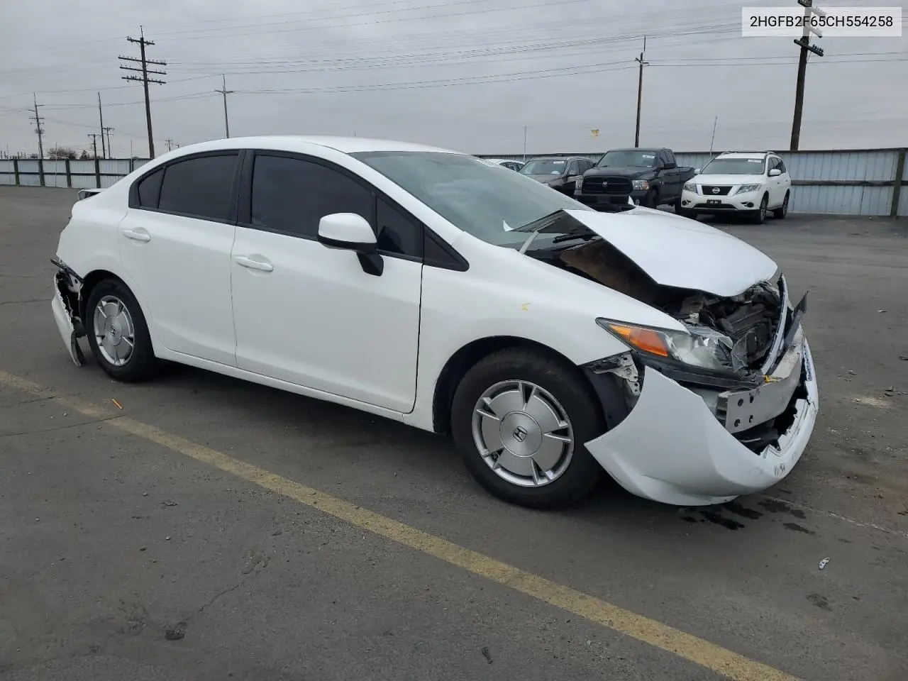 2HGFB2F65CH554258 2012 Honda Civic Hf
