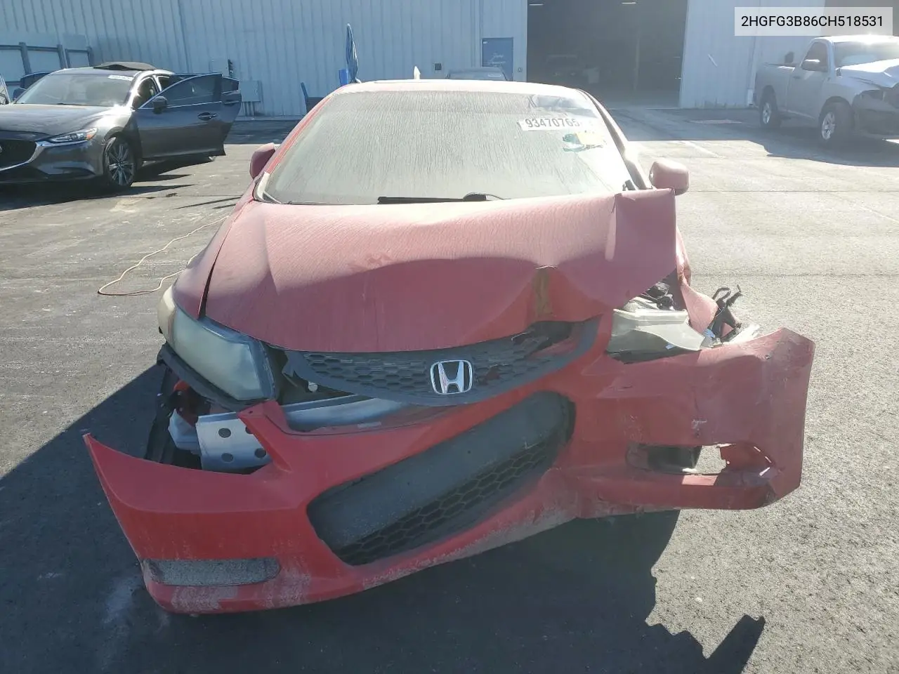 2HGFG3B86CH518531 2012 Honda Civic Ex