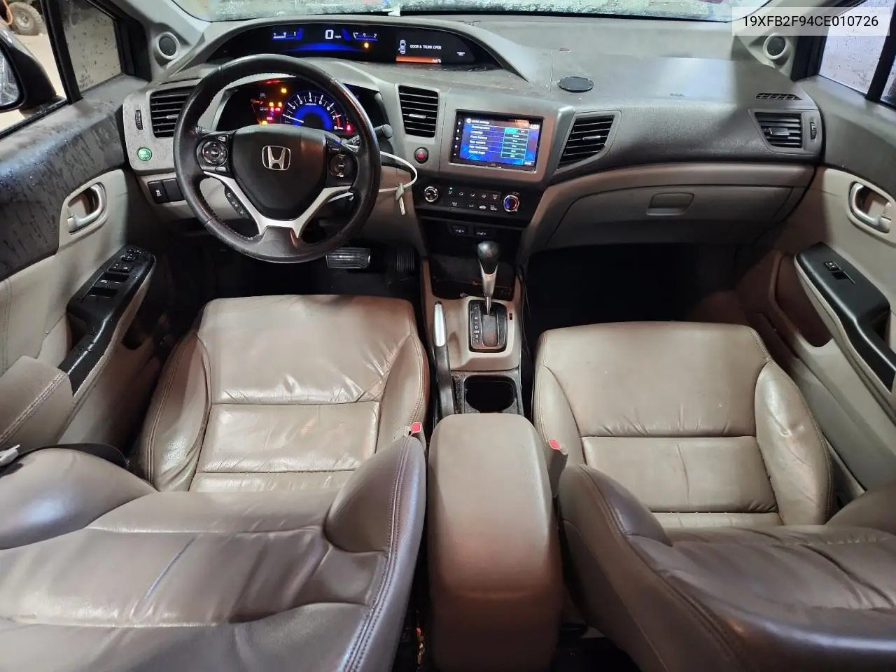 19XFB2F94CE010726 2012 Honda Civic Exl