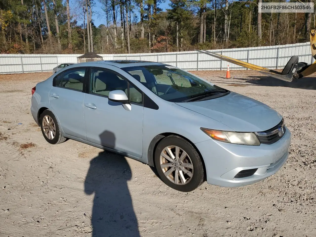 2HGFB2F86CH503546 2012 Honda Civic Ex