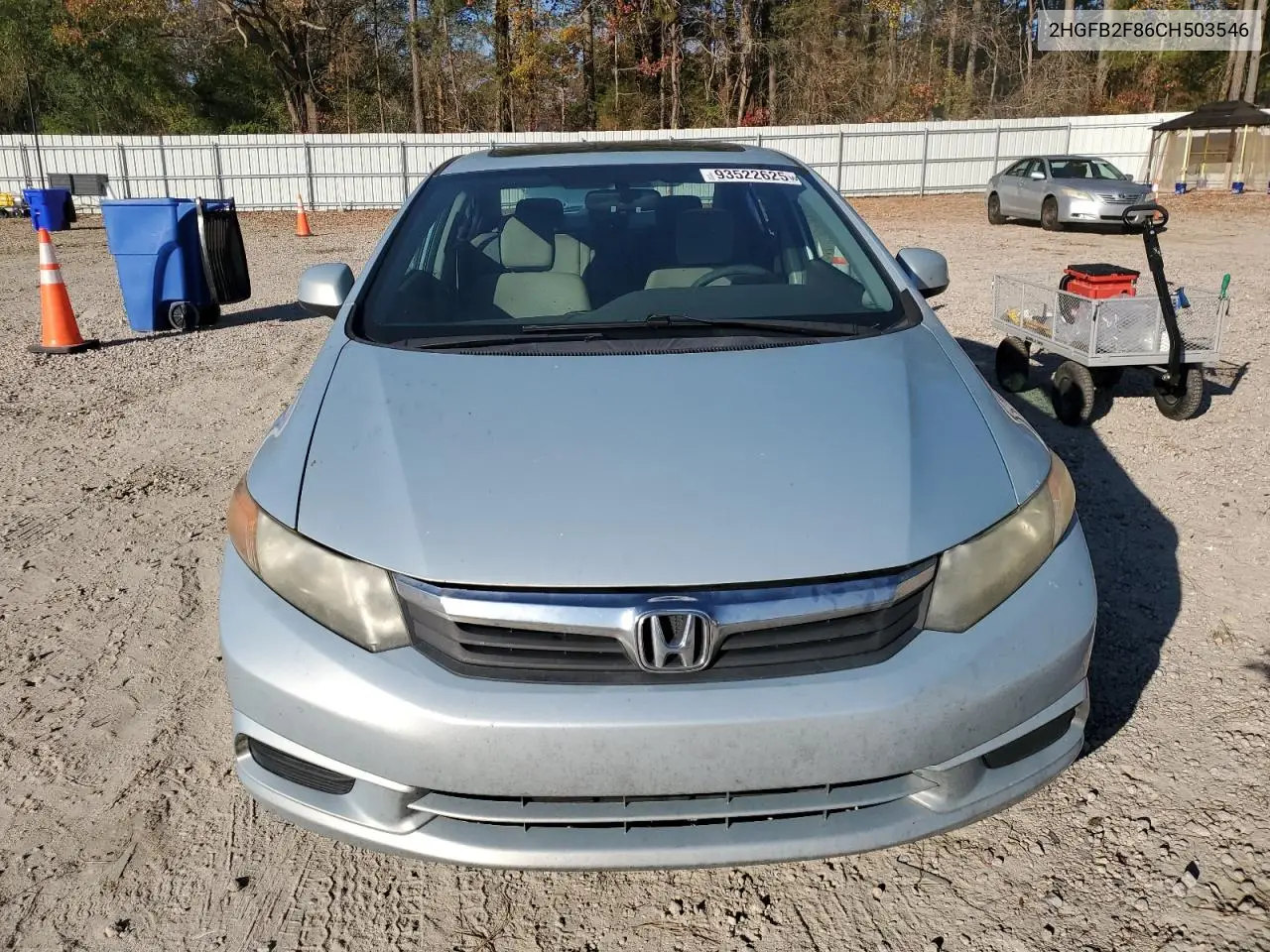 2HGFB2F86CH503546 2012 Honda Civic Ex