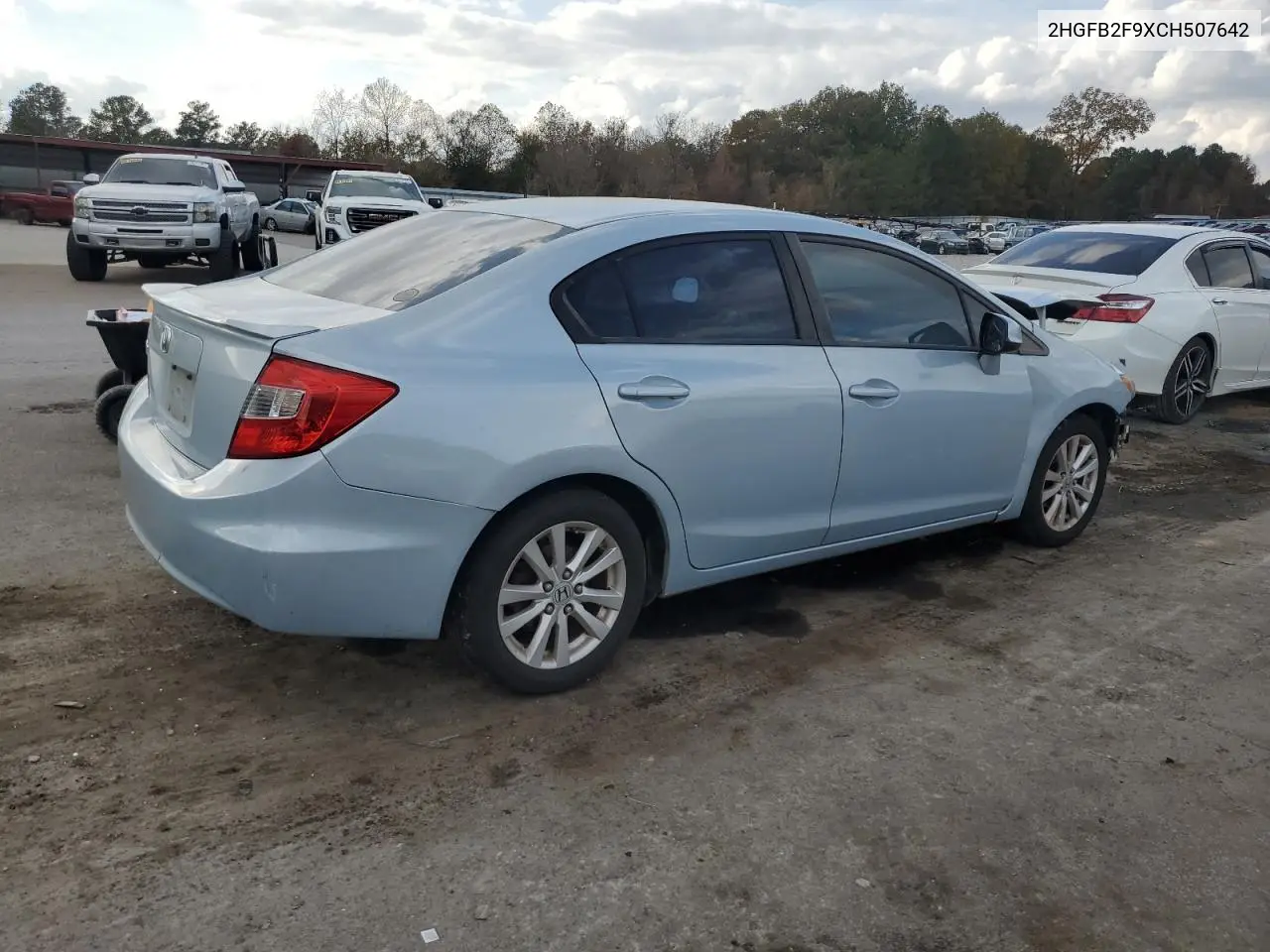 2HGFB2F9XCH507642 2012 Honda Civic Exl