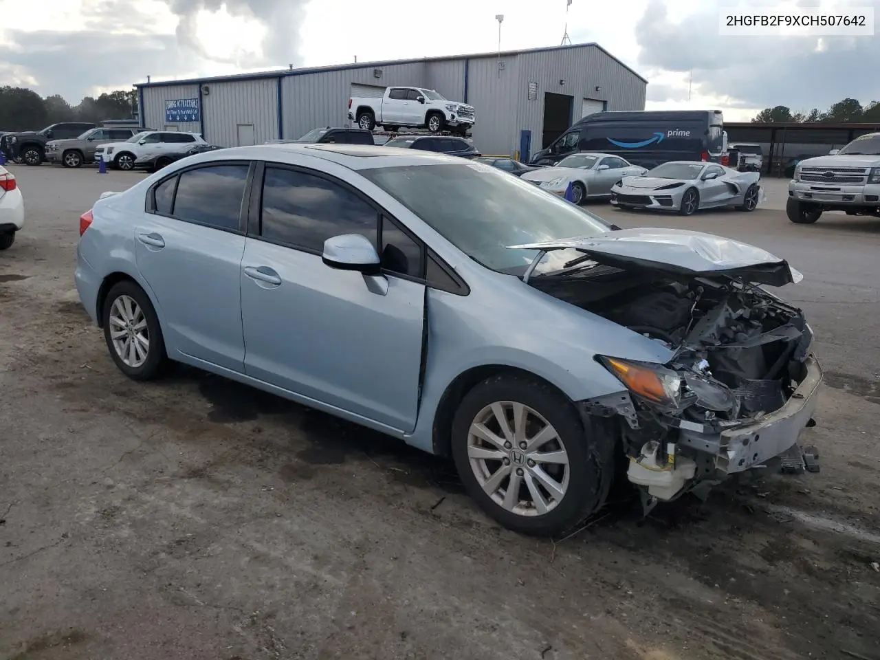 2HGFB2F9XCH507642 2012 Honda Civic Exl