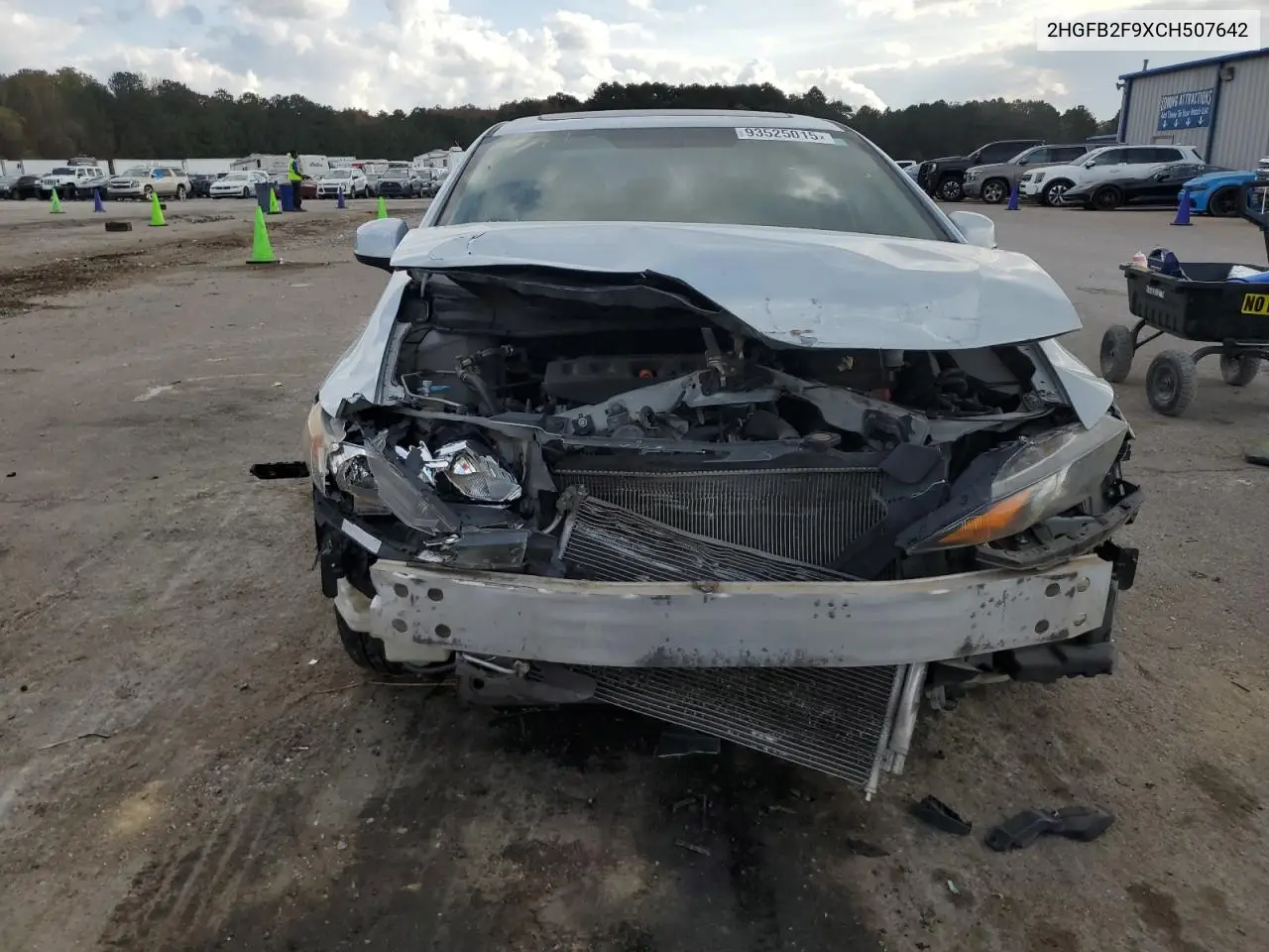 2HGFB2F9XCH507642 2012 Honda Civic Exl