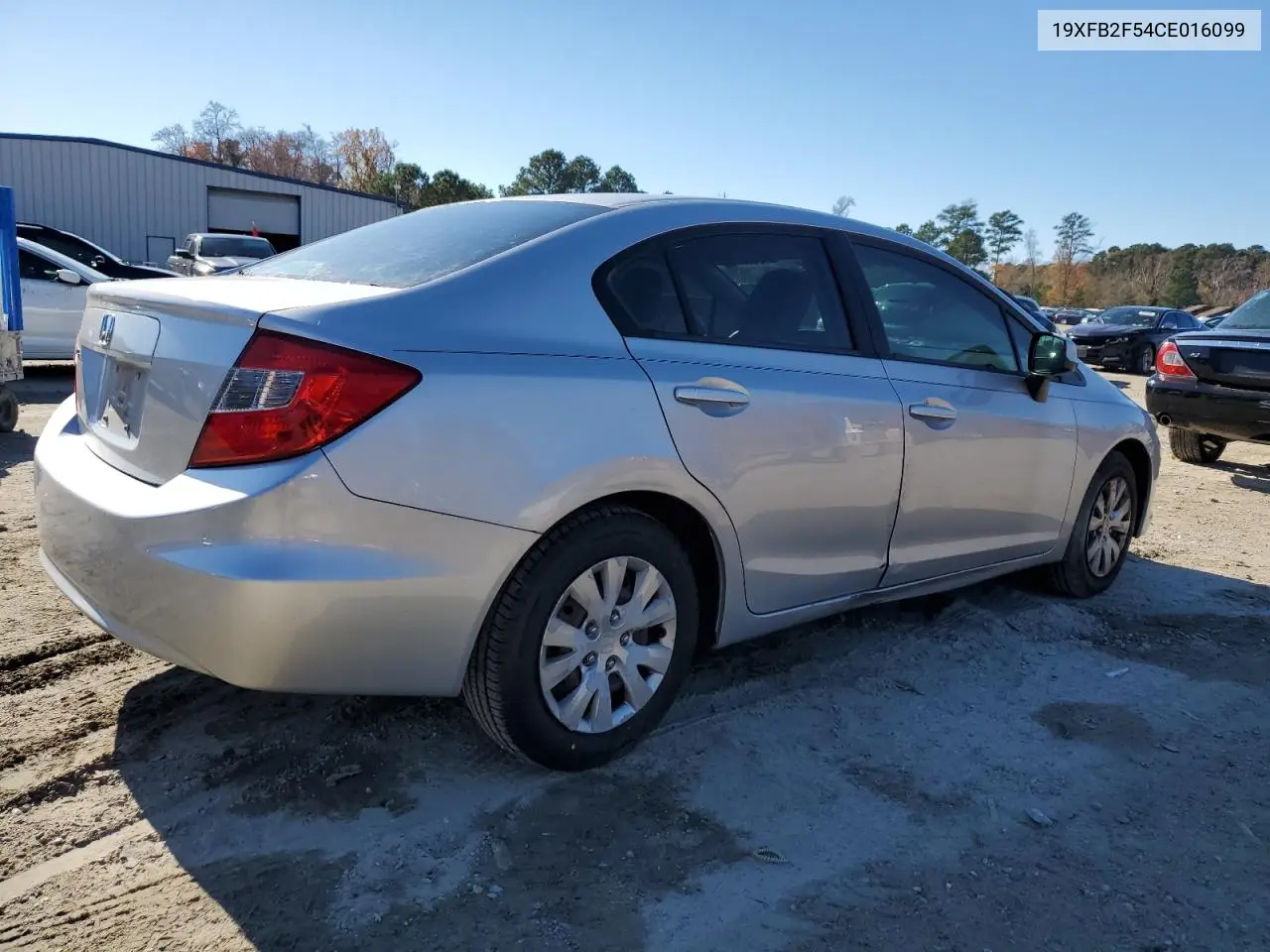 19XFB2F54CE016099 2012 Honda Civic Lx