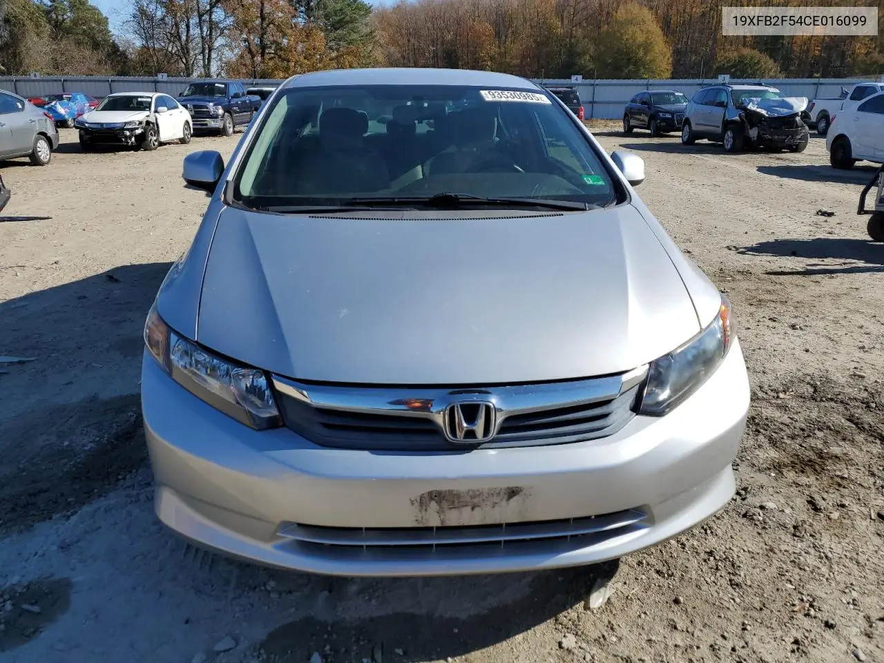 19XFB2F54CE016099 2012 Honda Civic Lx