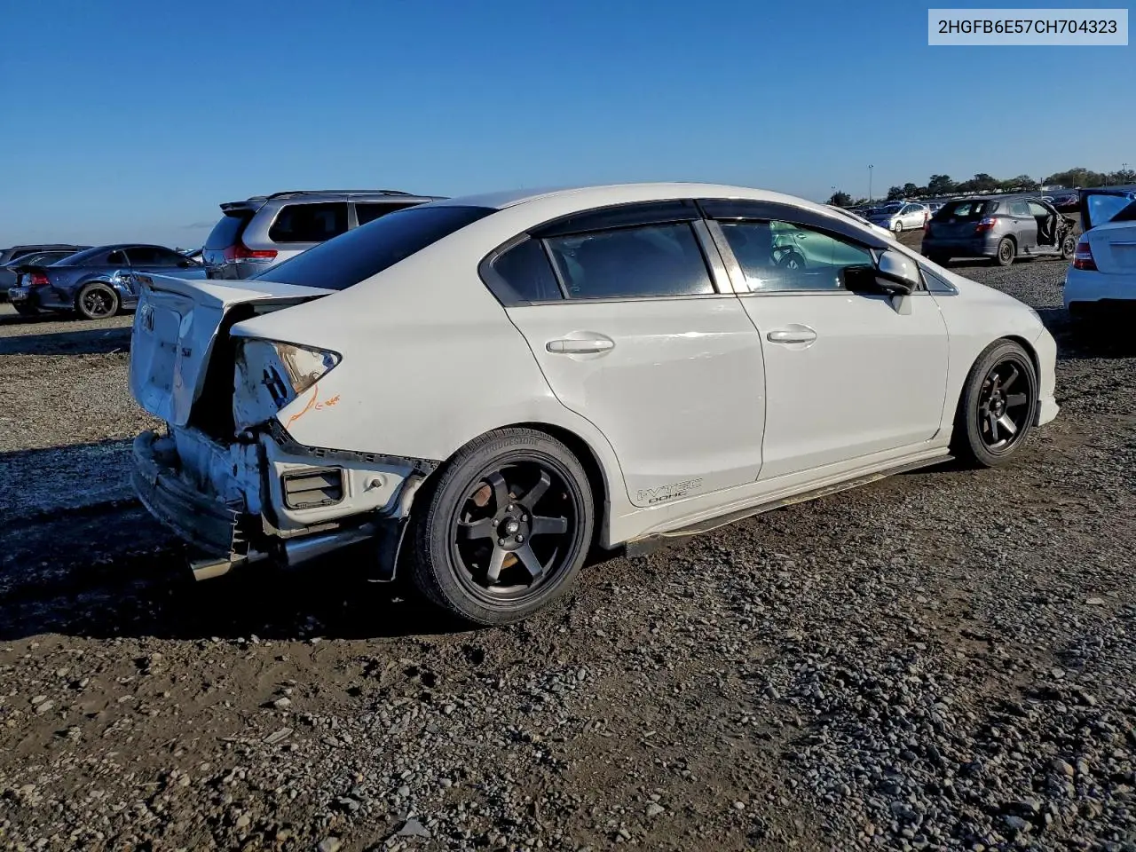 2HGFB6E57CH704323 2012 Honda Civic Si