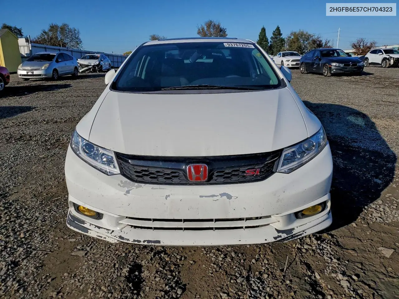 2HGFB6E57CH704323 2012 Honda Civic Si