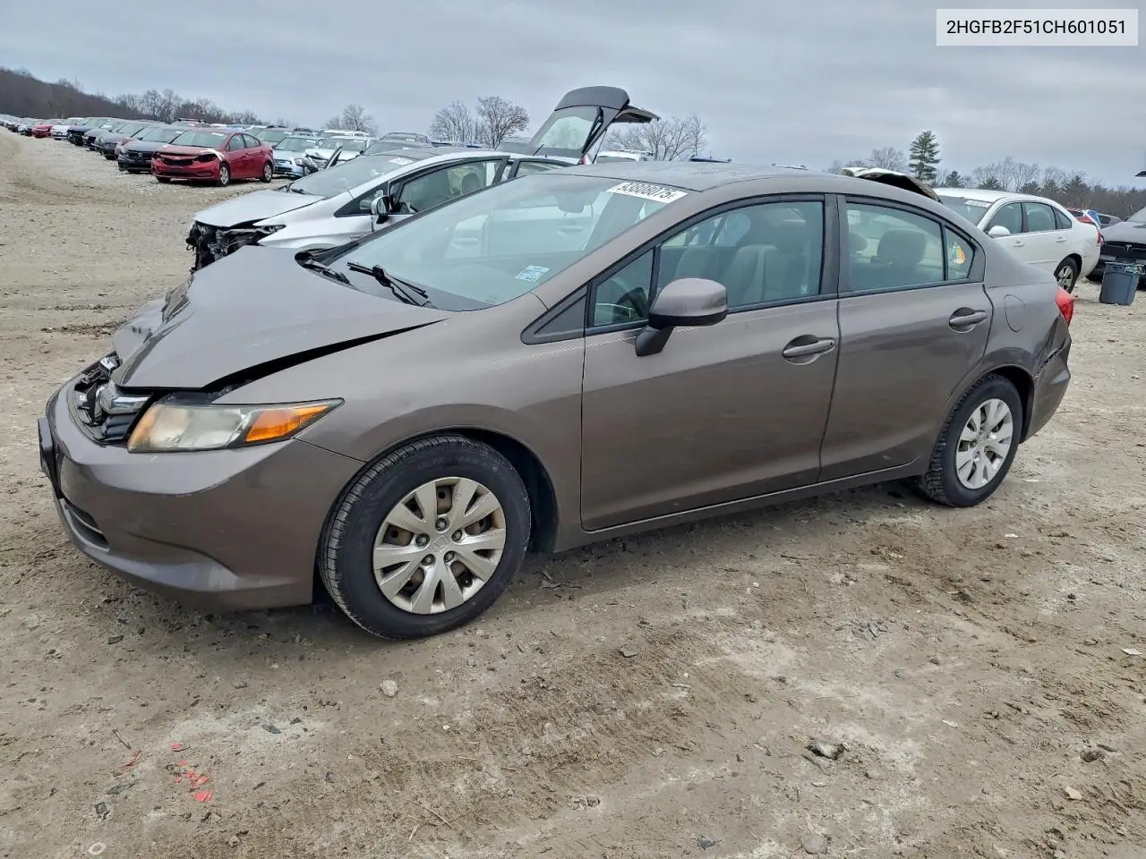 2HGFB2F51CH601051 2012 Honda Civic Lx