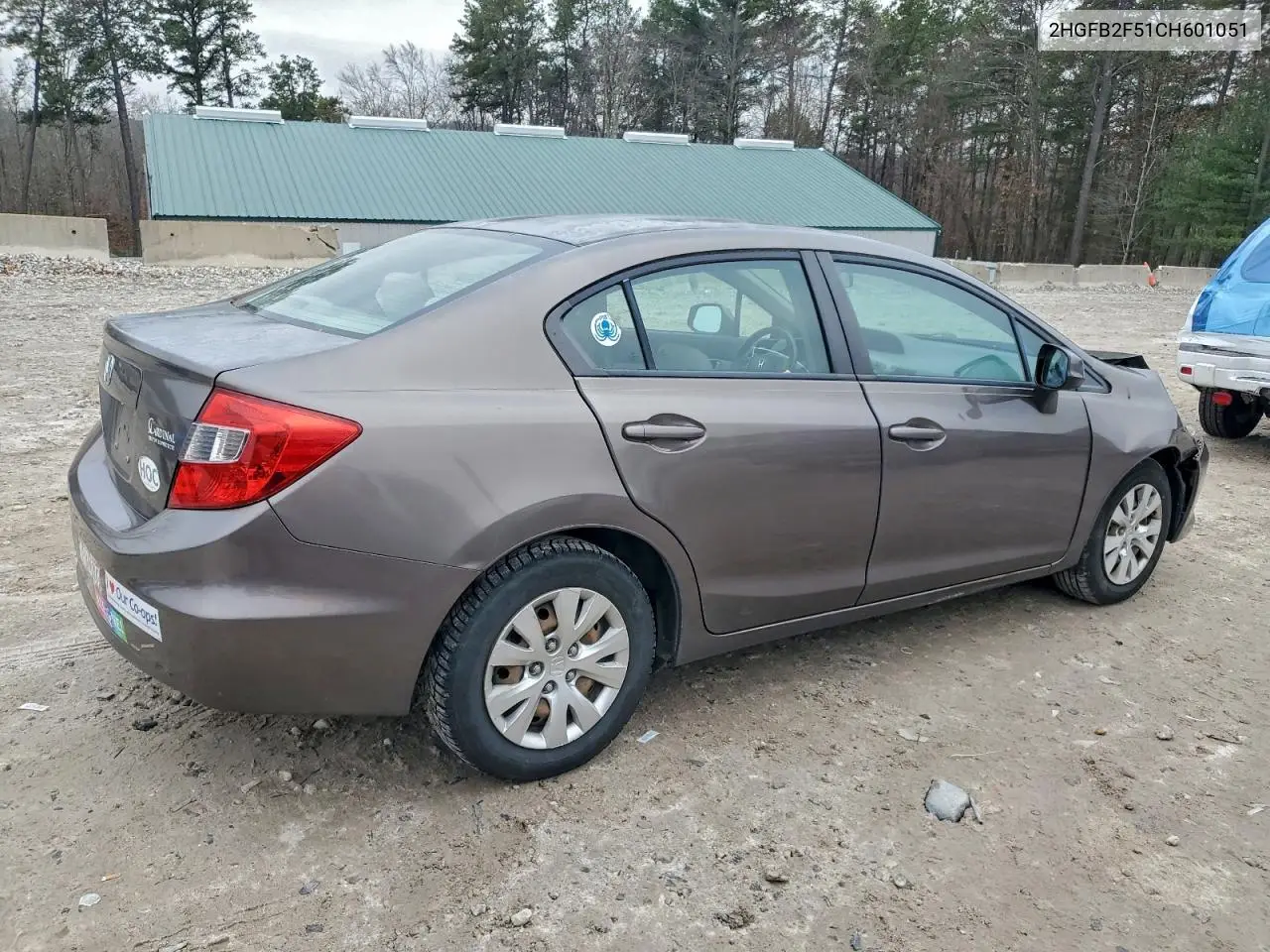 2HGFB2F51CH601051 2012 Honda Civic Lx