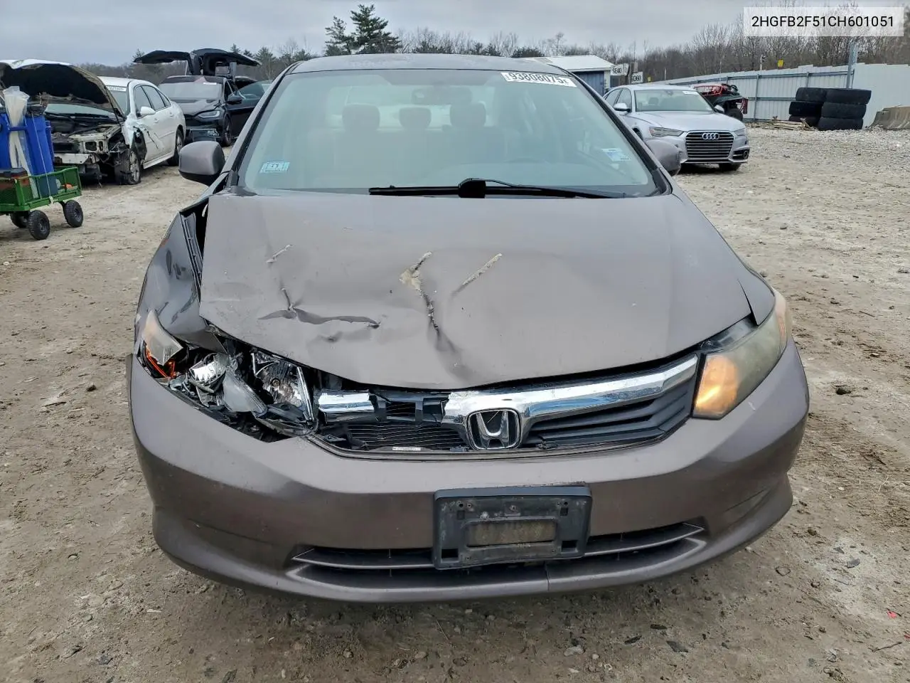 2HGFB2F51CH601051 2012 Honda Civic Lx