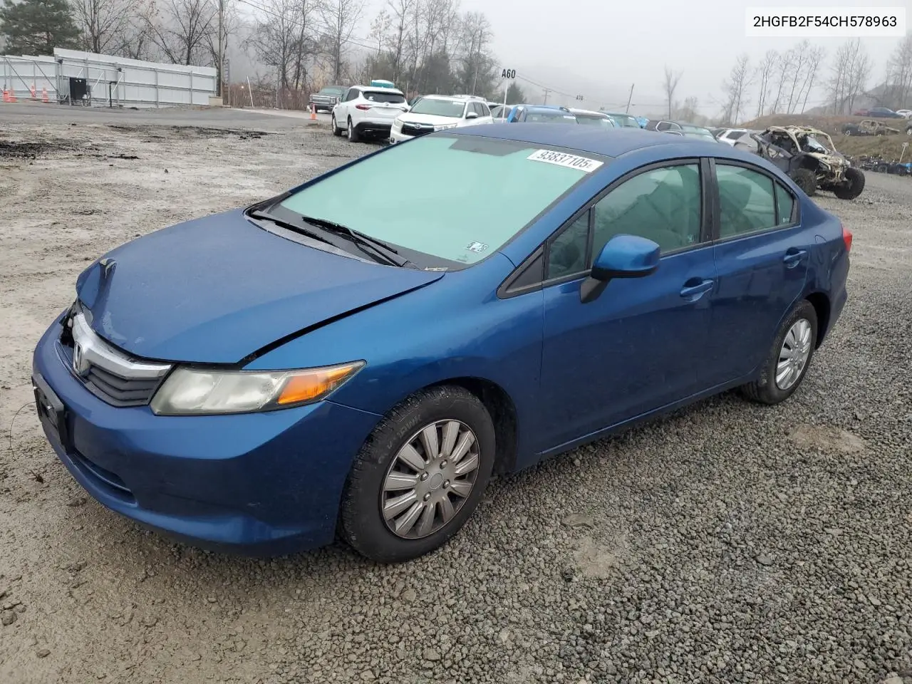 2HGFB2F54CH578963 2012 Honda Civic Lx