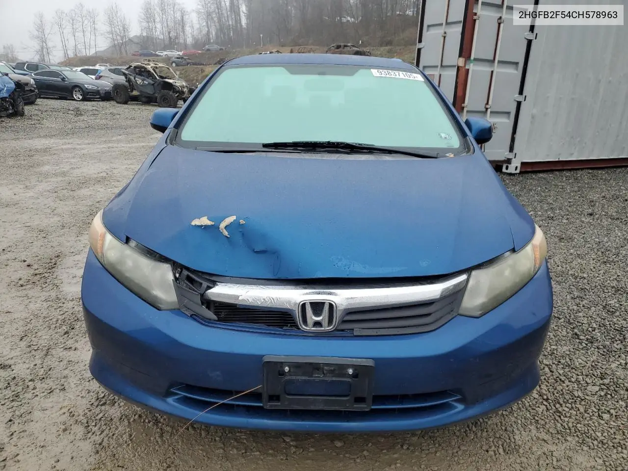 2HGFB2F54CH578963 2012 Honda Civic Lx