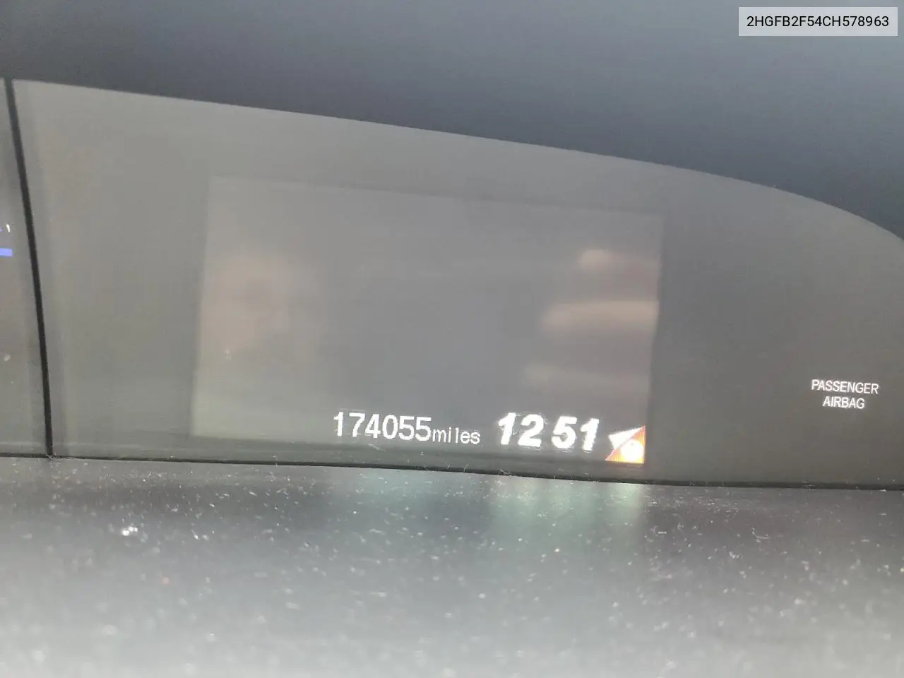2HGFB2F54CH578963 2012 Honda Civic Lx