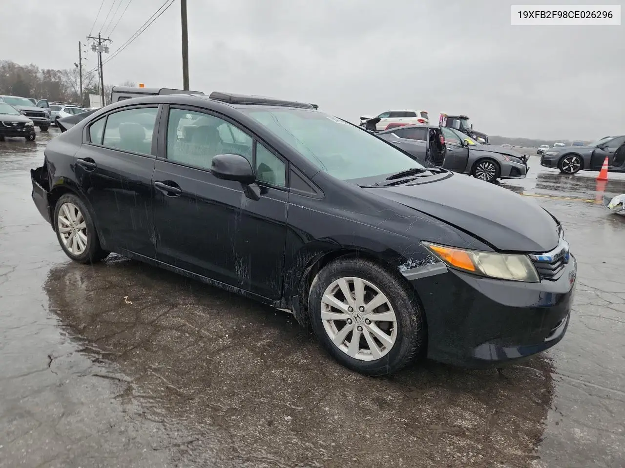 19XFB2F98CE026296 2012 Honda Civic Exl